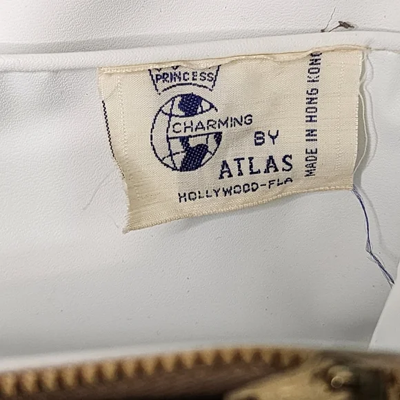 Vintage Princess Charming by Atlas Seashell Wicker Lucite Handle Purse 1950s/60s - Picture 3 of 15